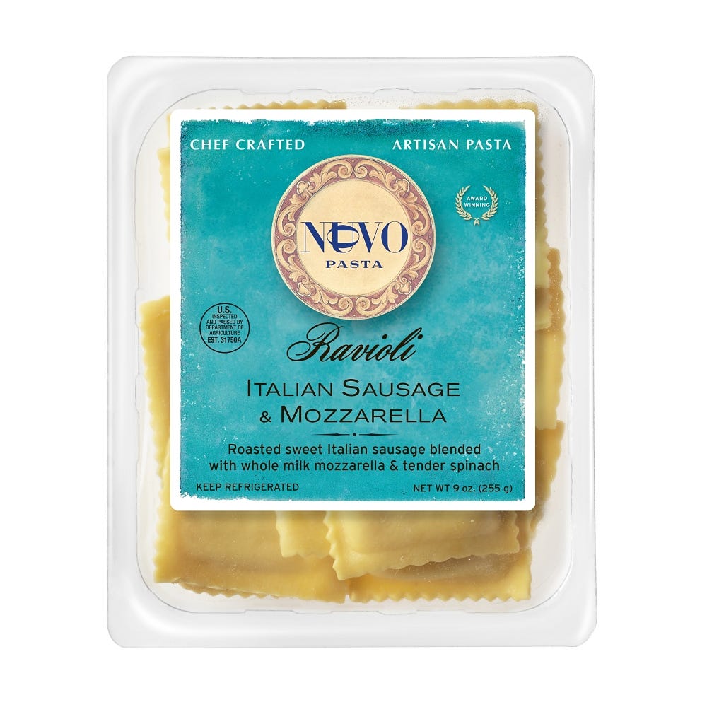 Nuovo Italian Sausage & Mozzarella Ravioli