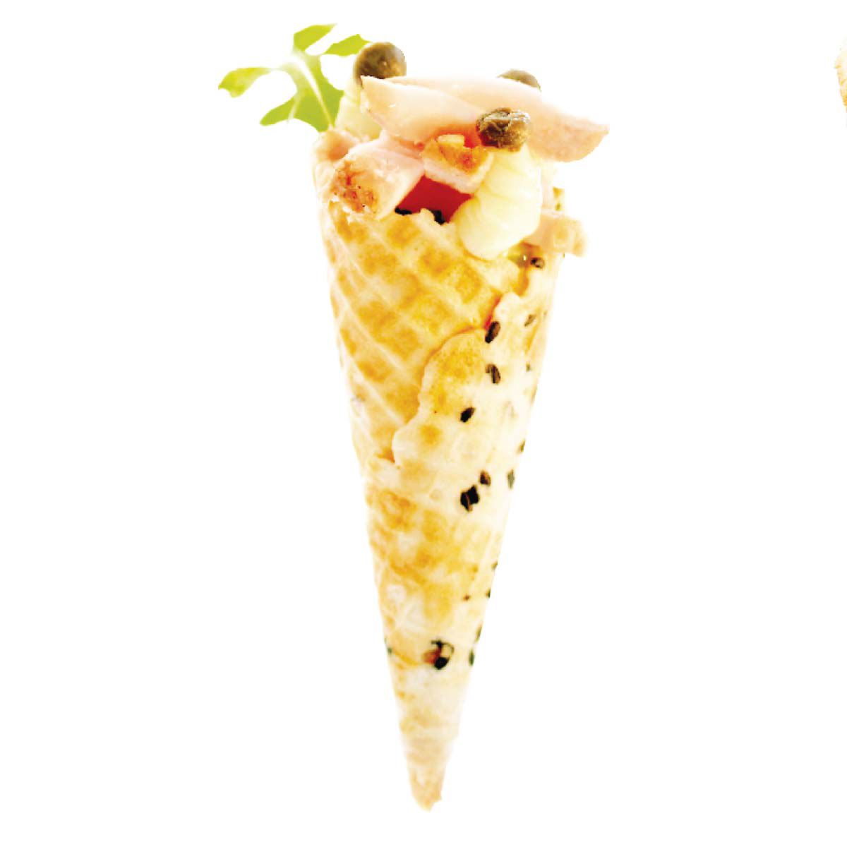 3.2 Black Sesame Savory Cones