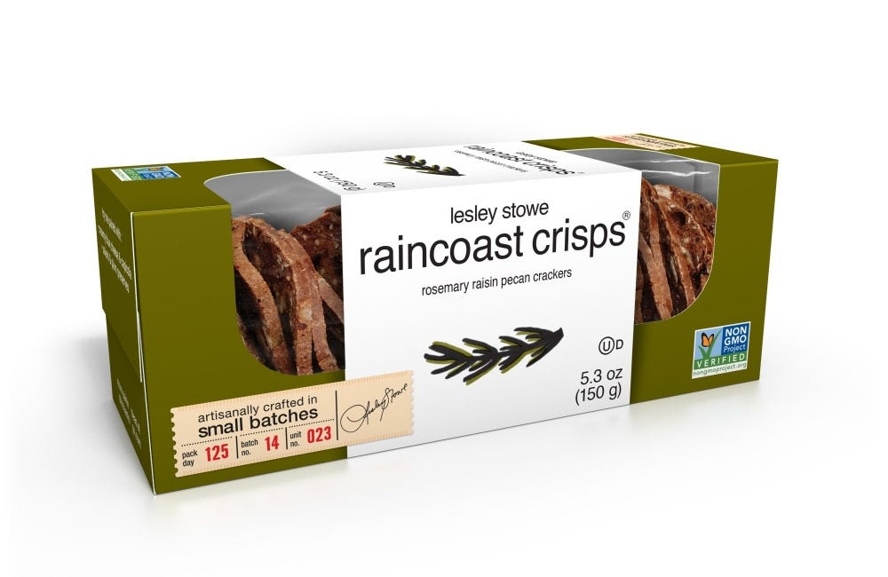 Rosemary Raisin & Pecan Crisps
