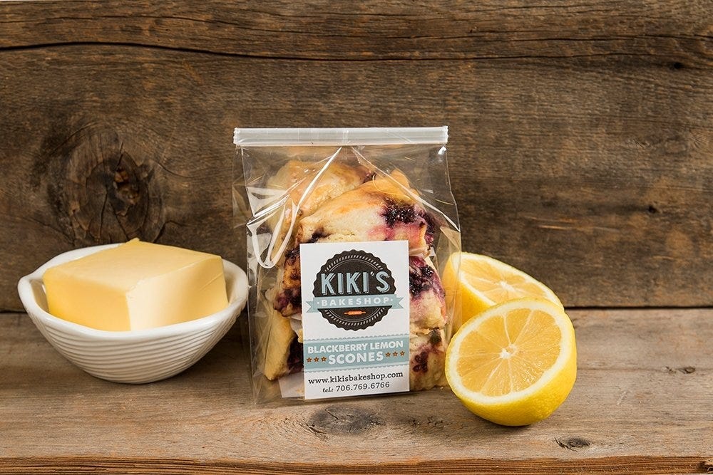 Blackberry Lemon Scone