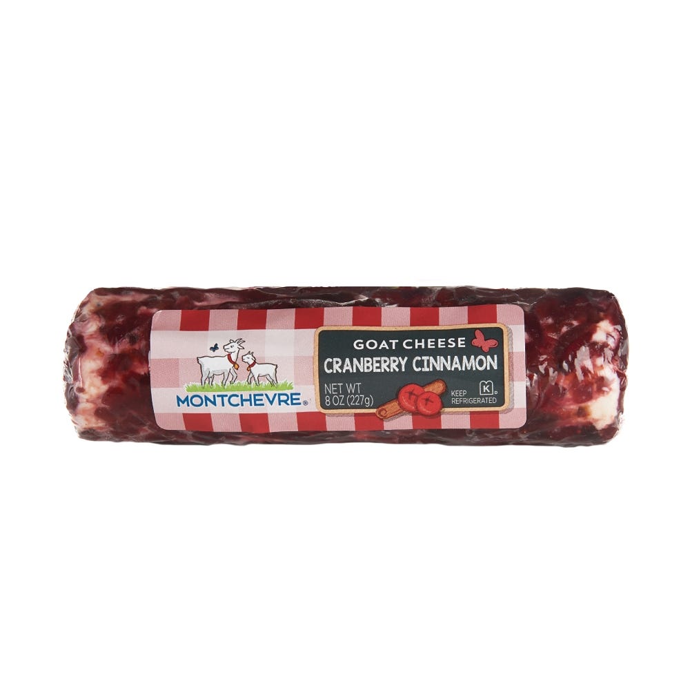 Cranberry Cinnamon Goat Log