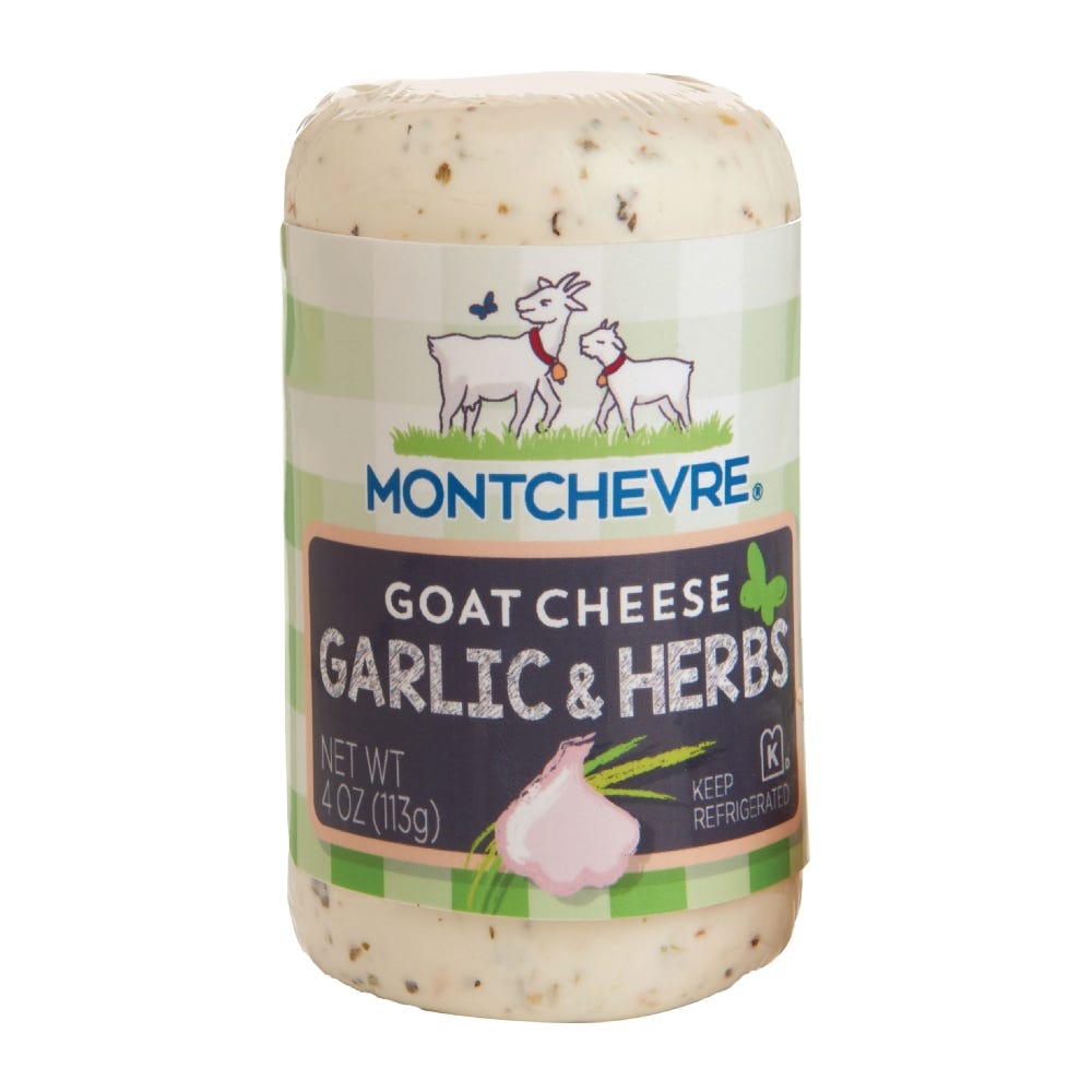 Garlic & Herbs Goat Log