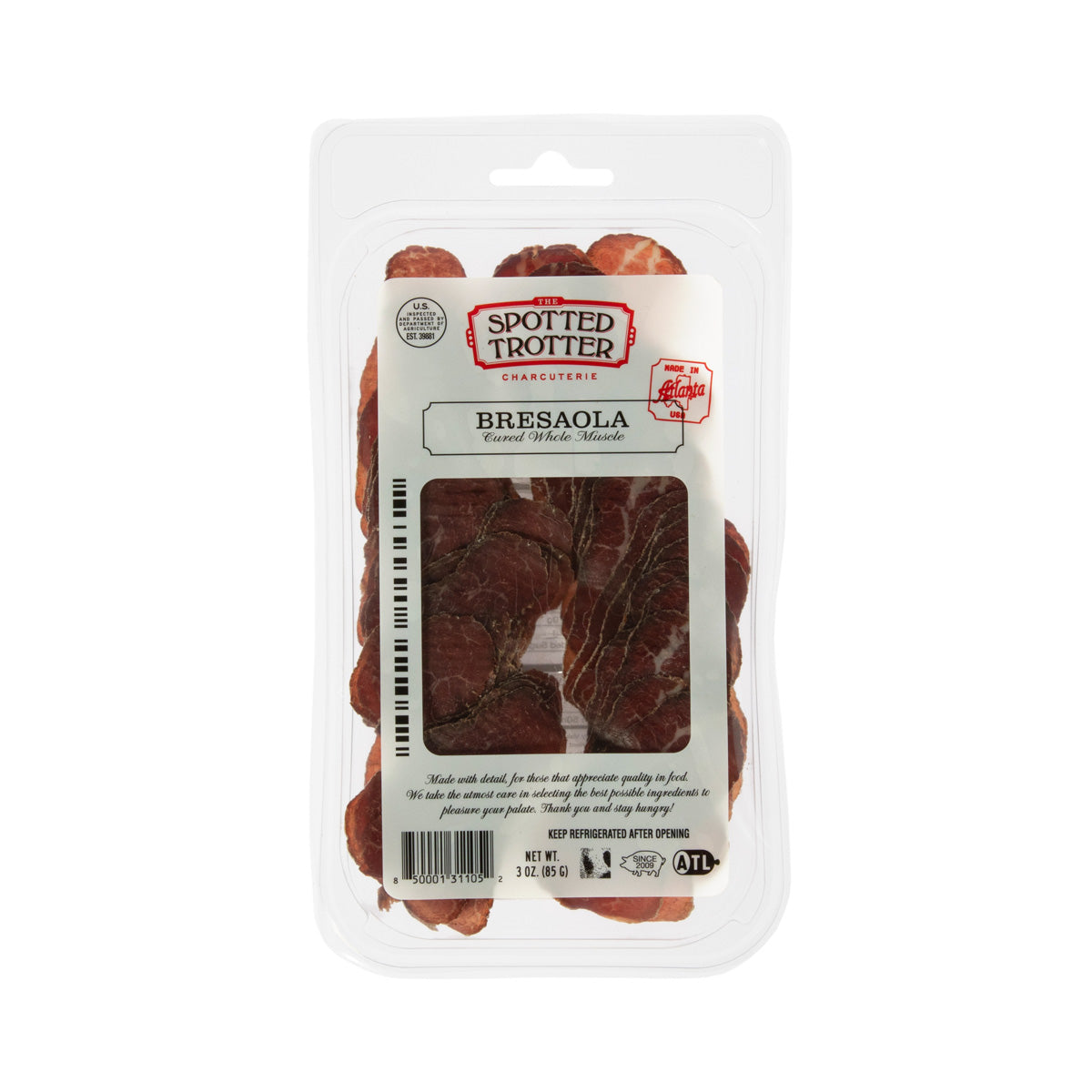 The Spotted Trotter Sliced Bresola
