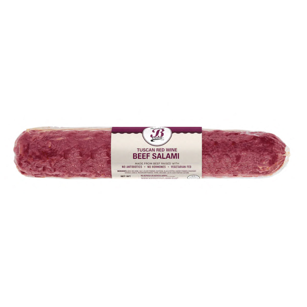 Brooklyn Cured Tuscan Red Wine Beef Salami