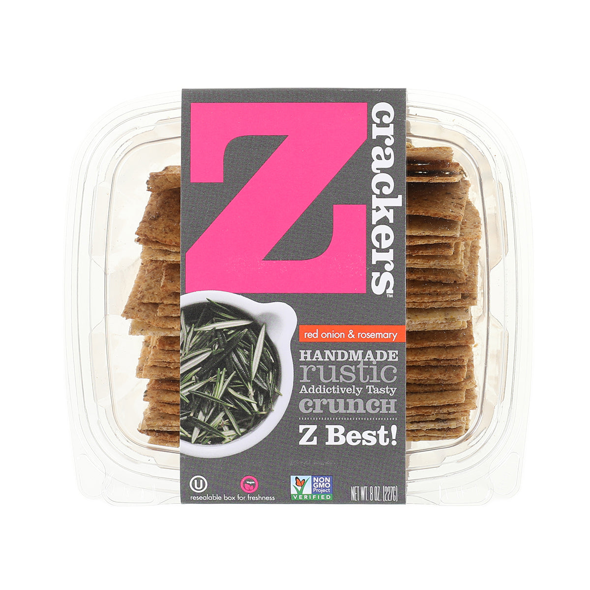 Z Crackers Red Onion And Rosemary Crackers