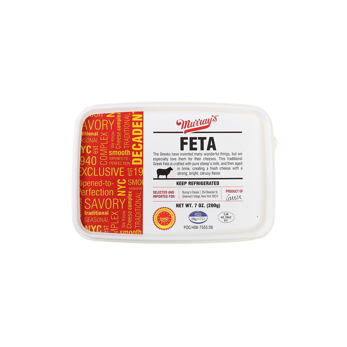Murray's Feta in brine Cup