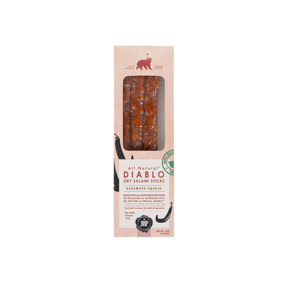 Red Bear Salami Diablo Sticks