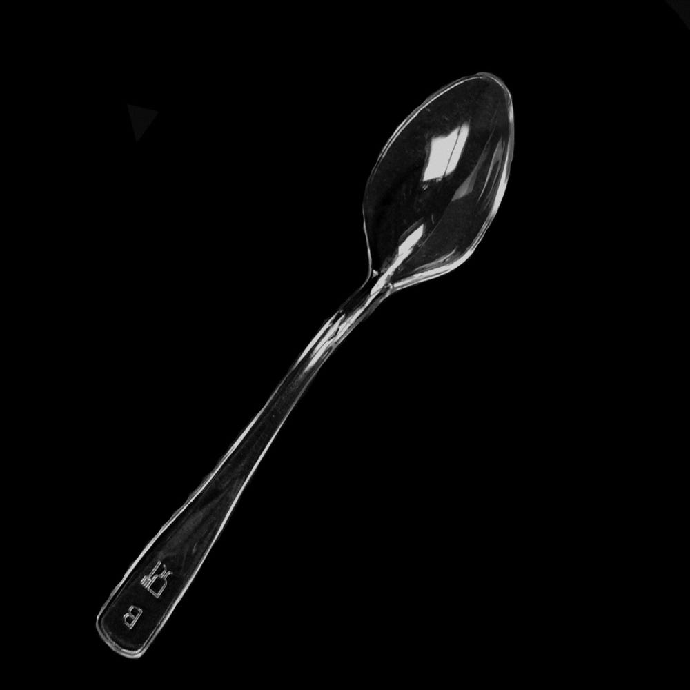 Small Clear Spoon