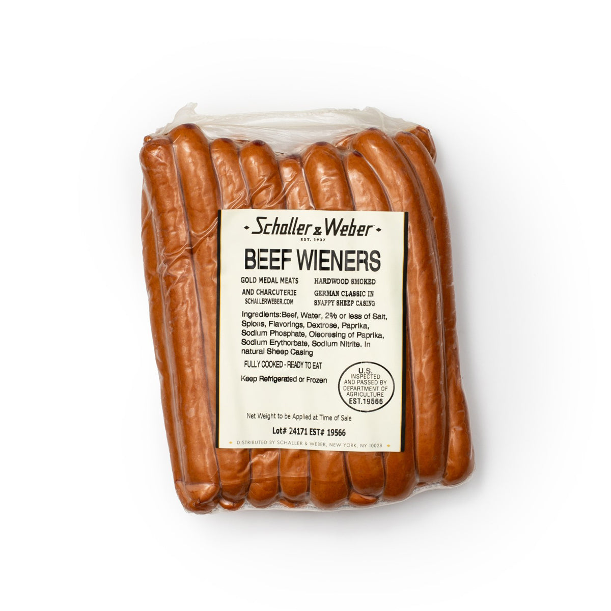 Wiener Style All Beef Hot Dog