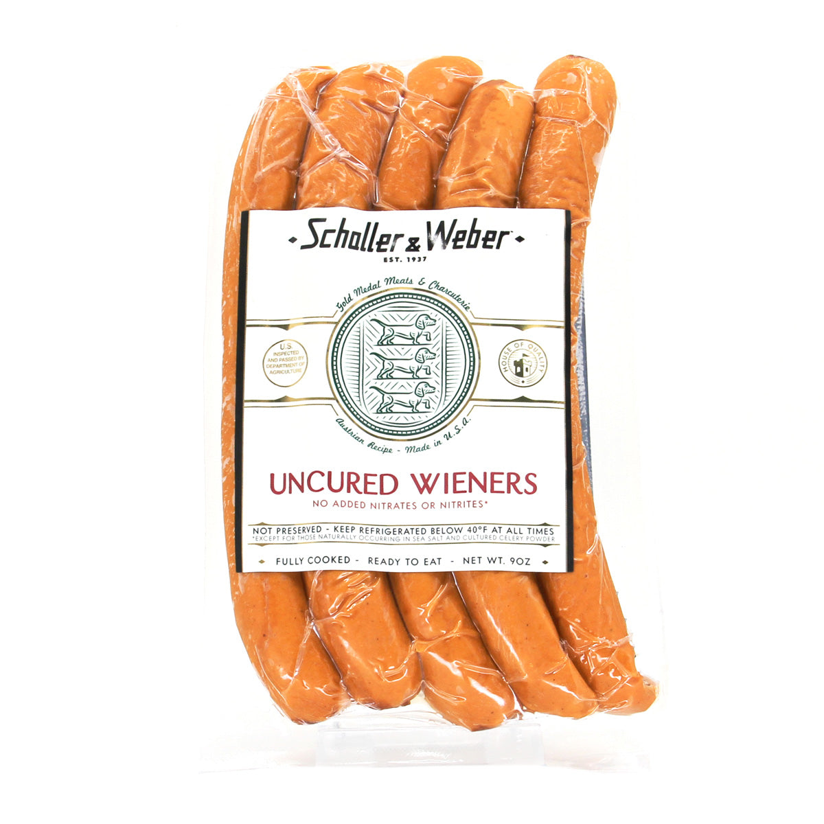 Pork & Beef Hot Dogs Wiener Style