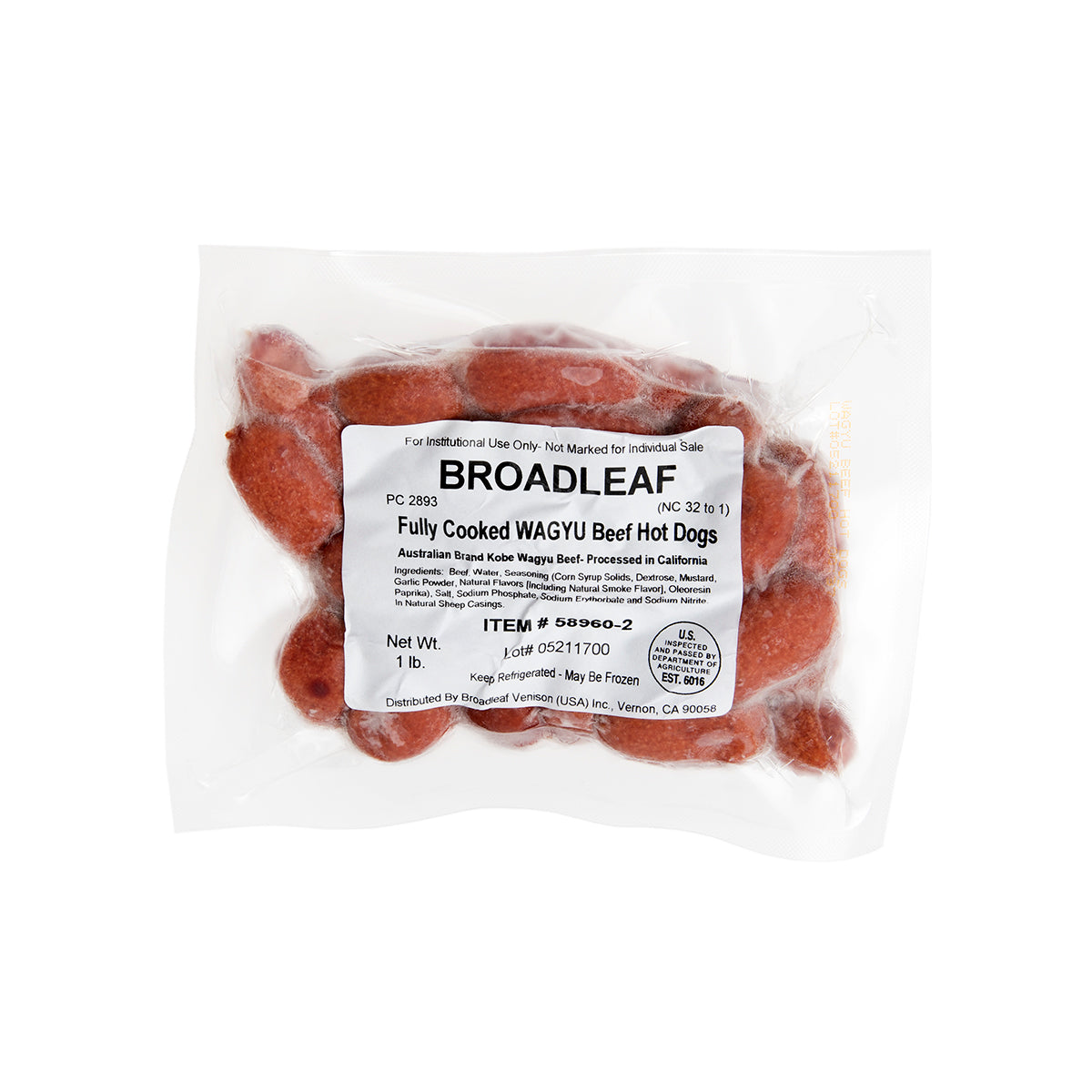 Frozen Wagyu Beef Cocktail Size Hot Dogs