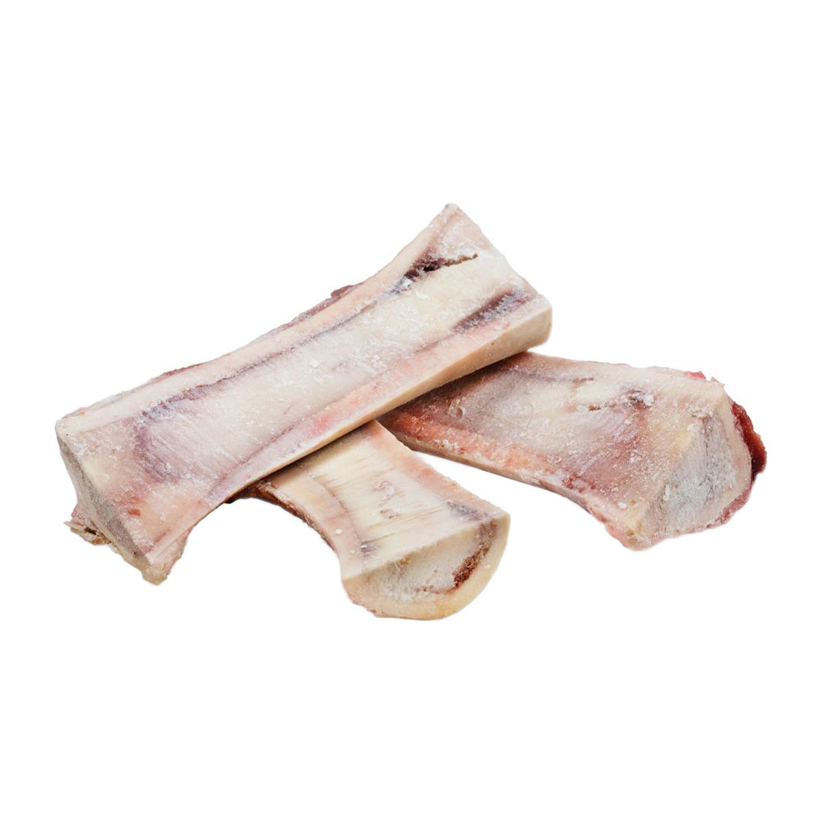 Frozen Beef Bone Marrow Split Canoe Cut 7in