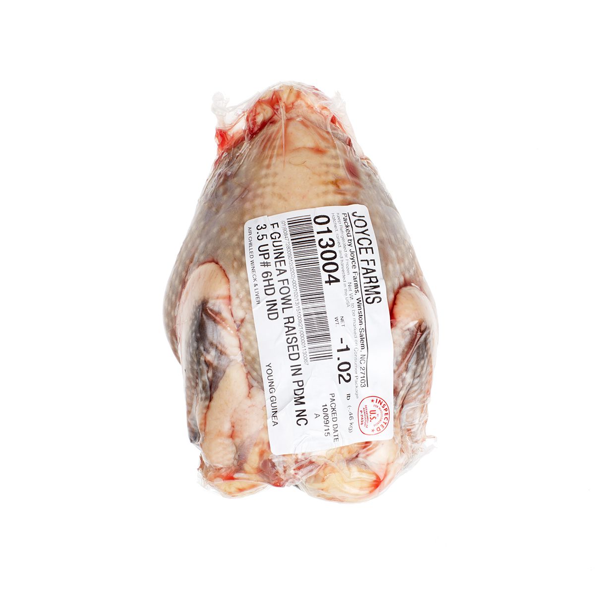 Frozen Guinea Hen Whole Heritage