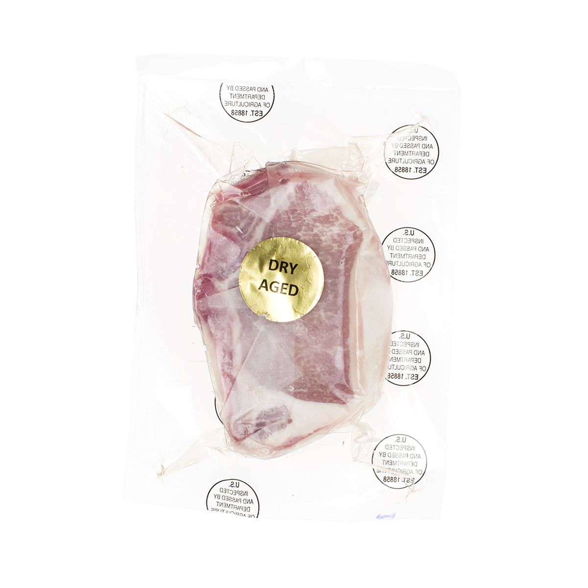 Frozen Dry Aged Pork Rib Chop 12oz