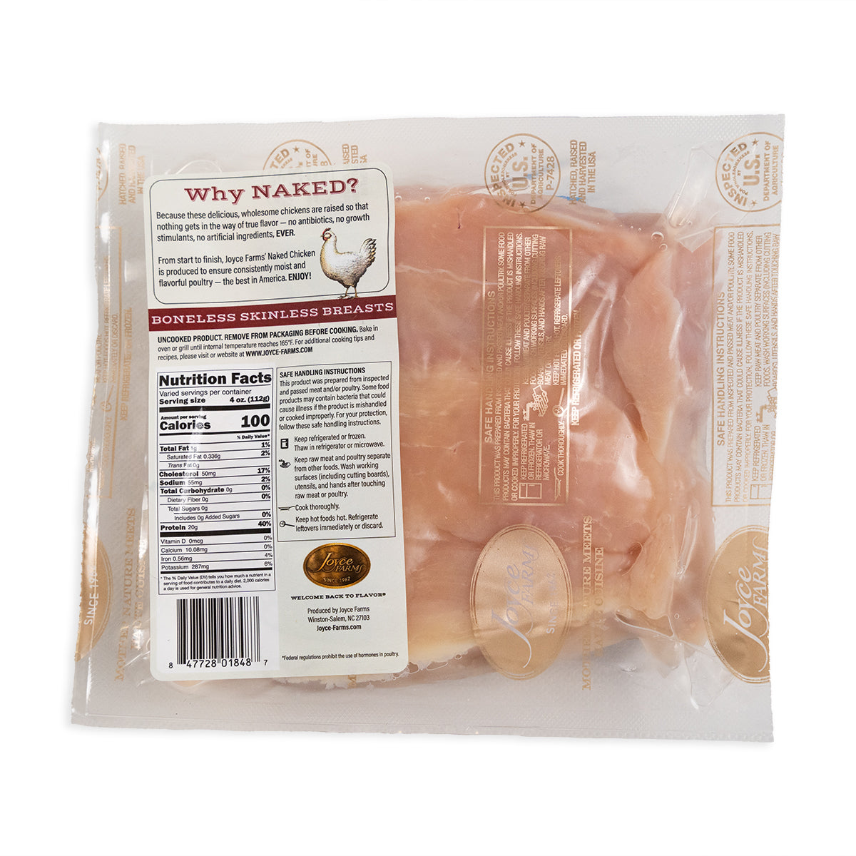 Naked Boneless Skinless Chicken Breast
