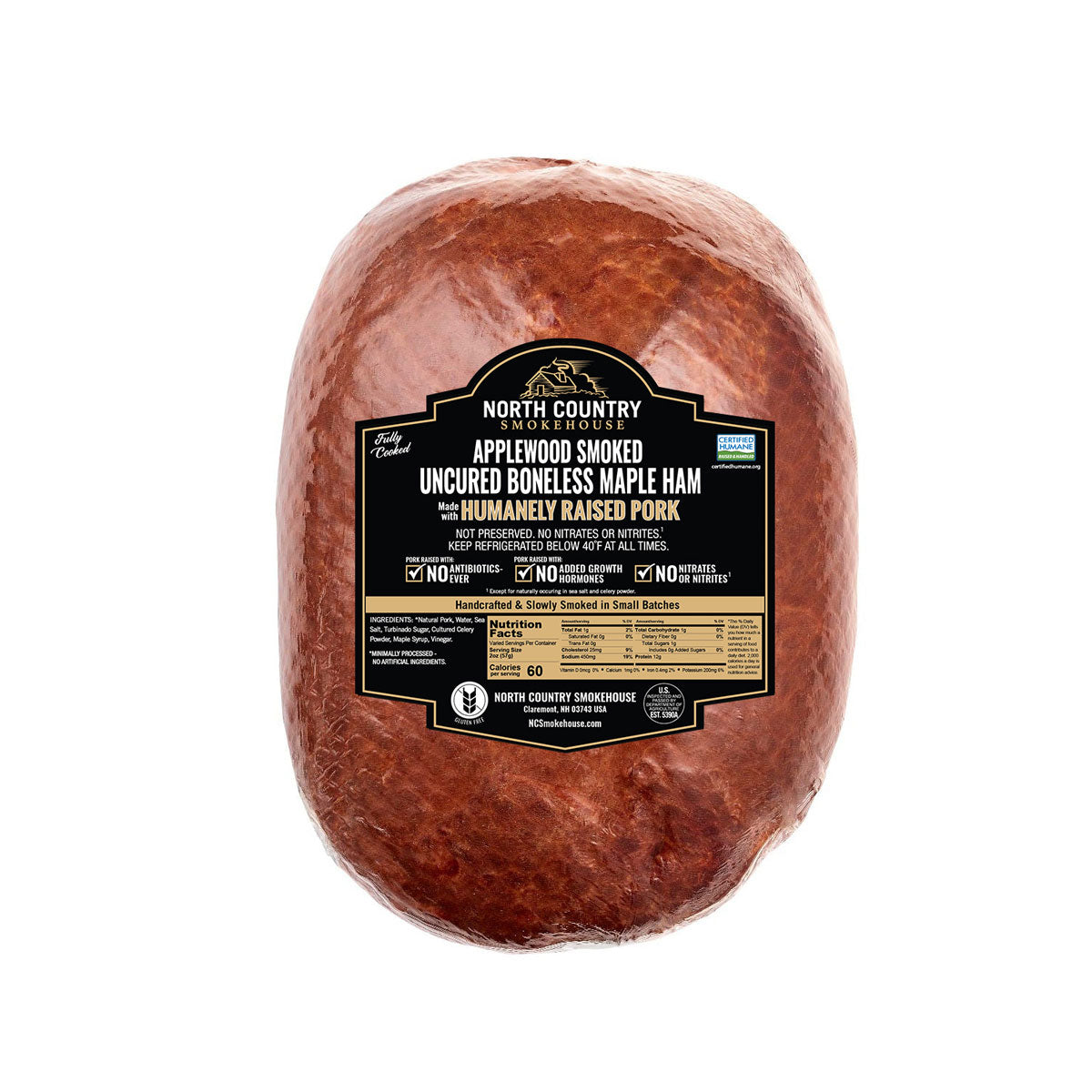 Uncured Boneless Maple Sugar Ham