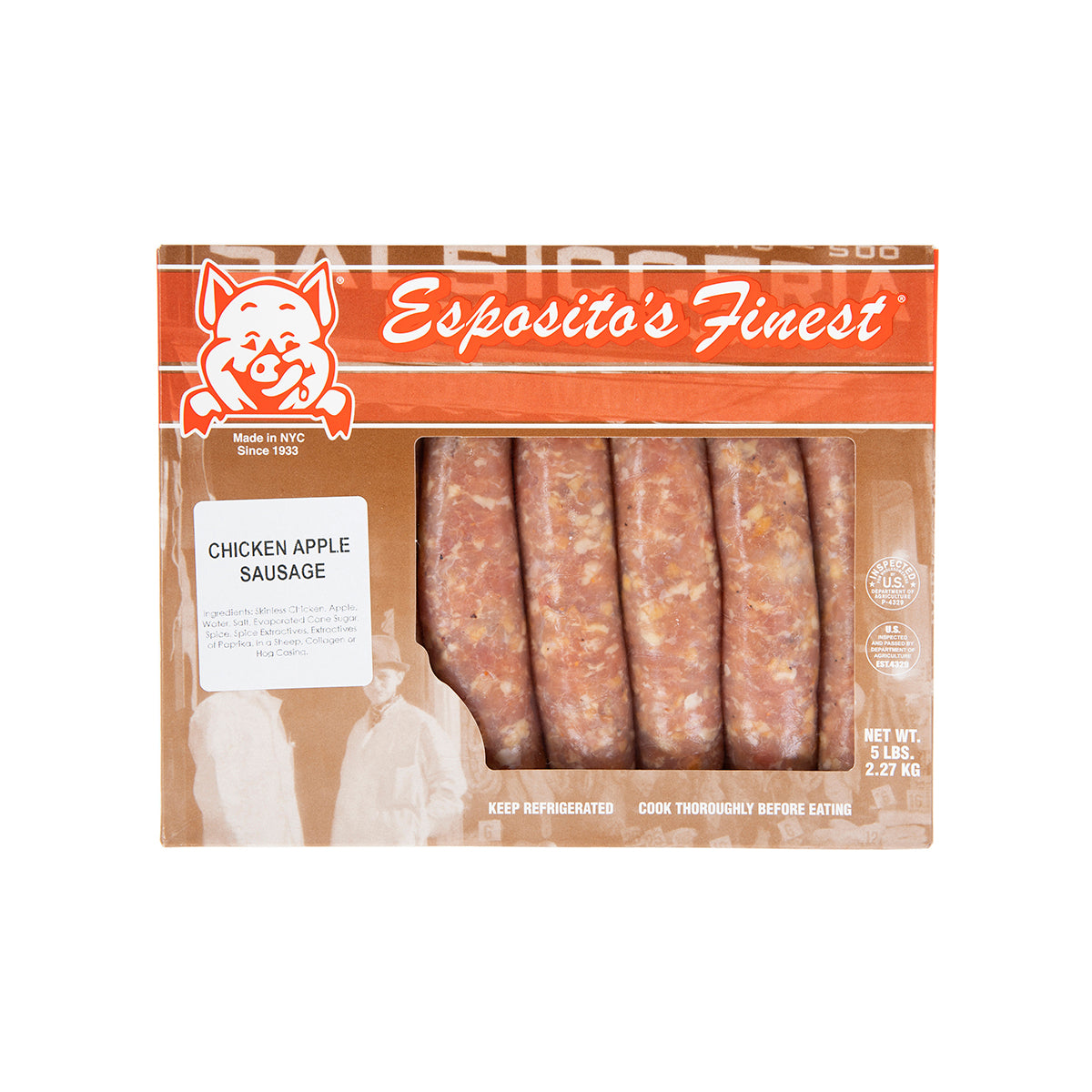 Frozen Chicken Apple Sausages 4 OZ