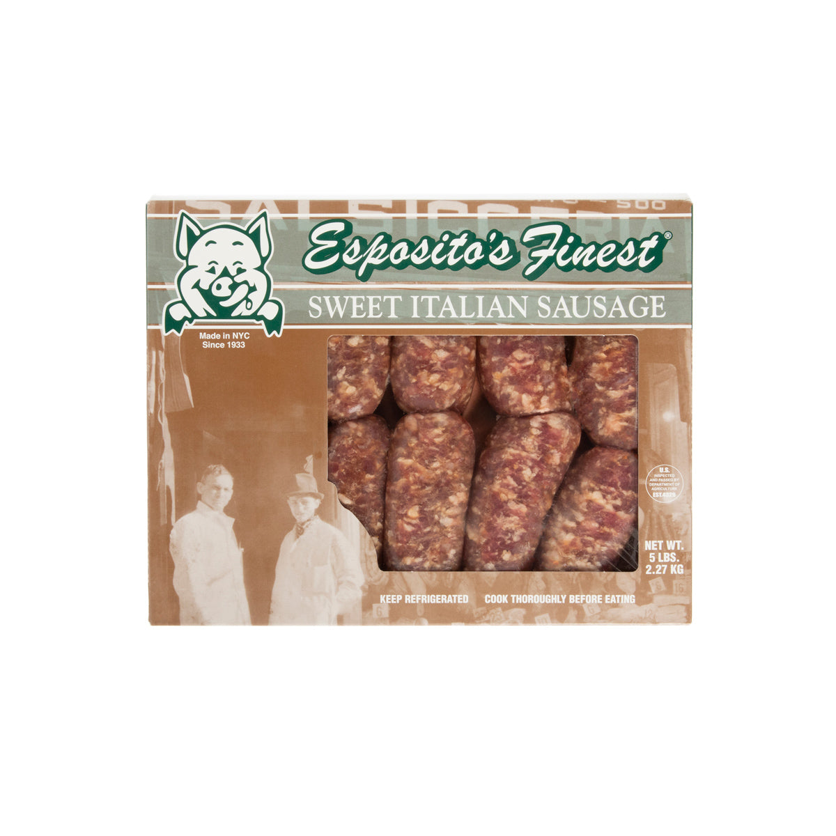 Frozen Sweet Italian Sausages 2.5 OZ