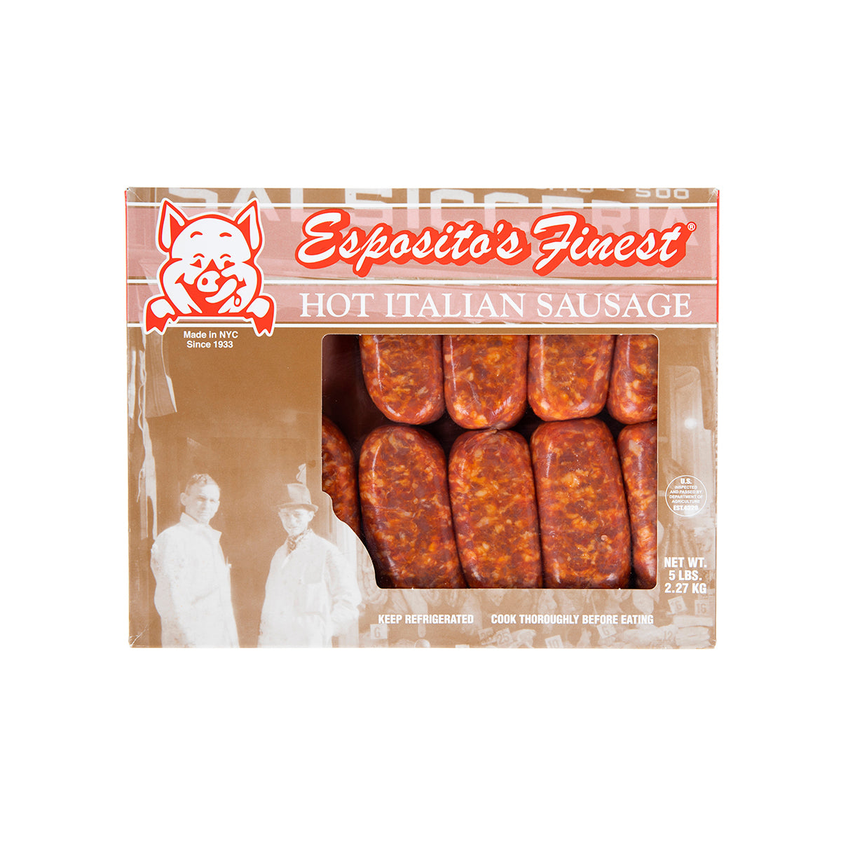 Frozen Hot Italian Sausages 2.5 OZ
