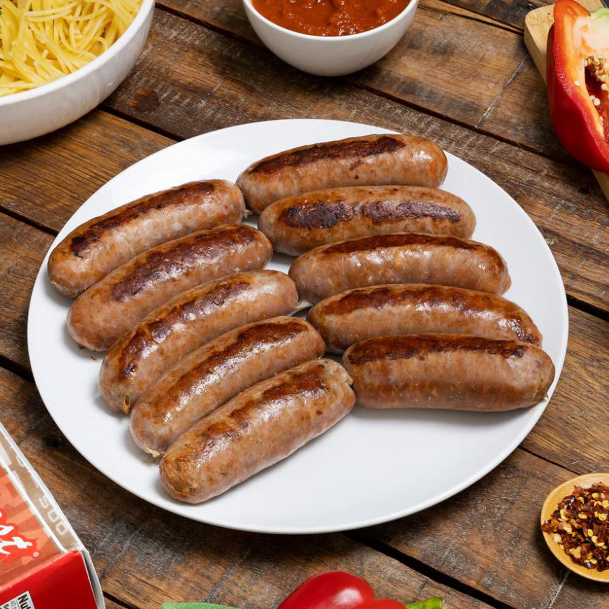 Frozen Hot Italian Sausages 2.5 OZ