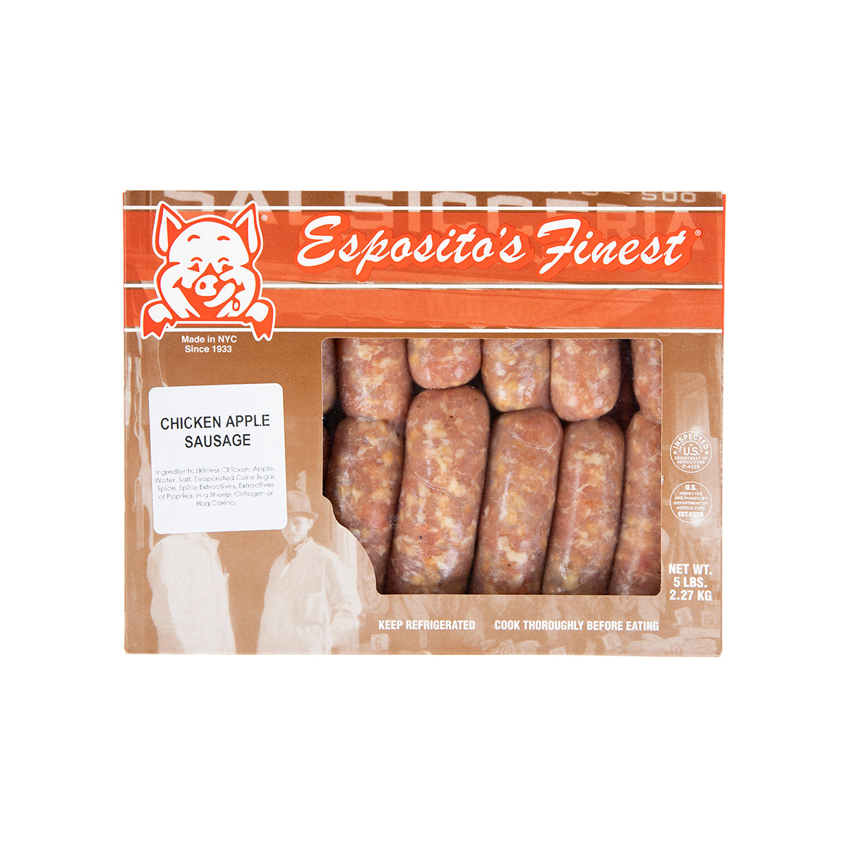 Frozen Chicken Apple Sausages 2 OZ