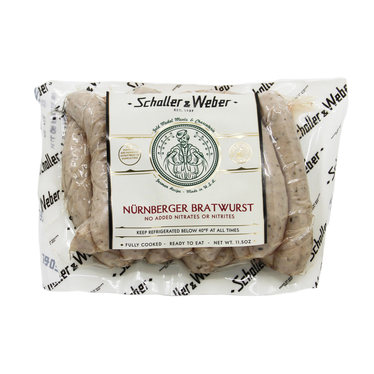 Cooked Nurnberger Sausage