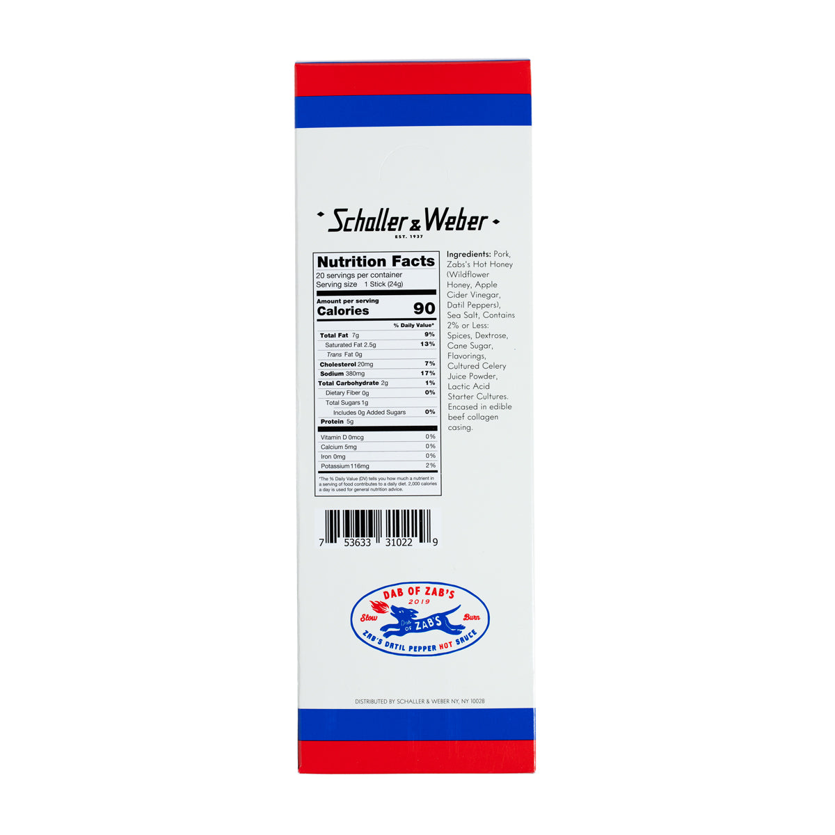 ZABS Hot Honey Snack Stick