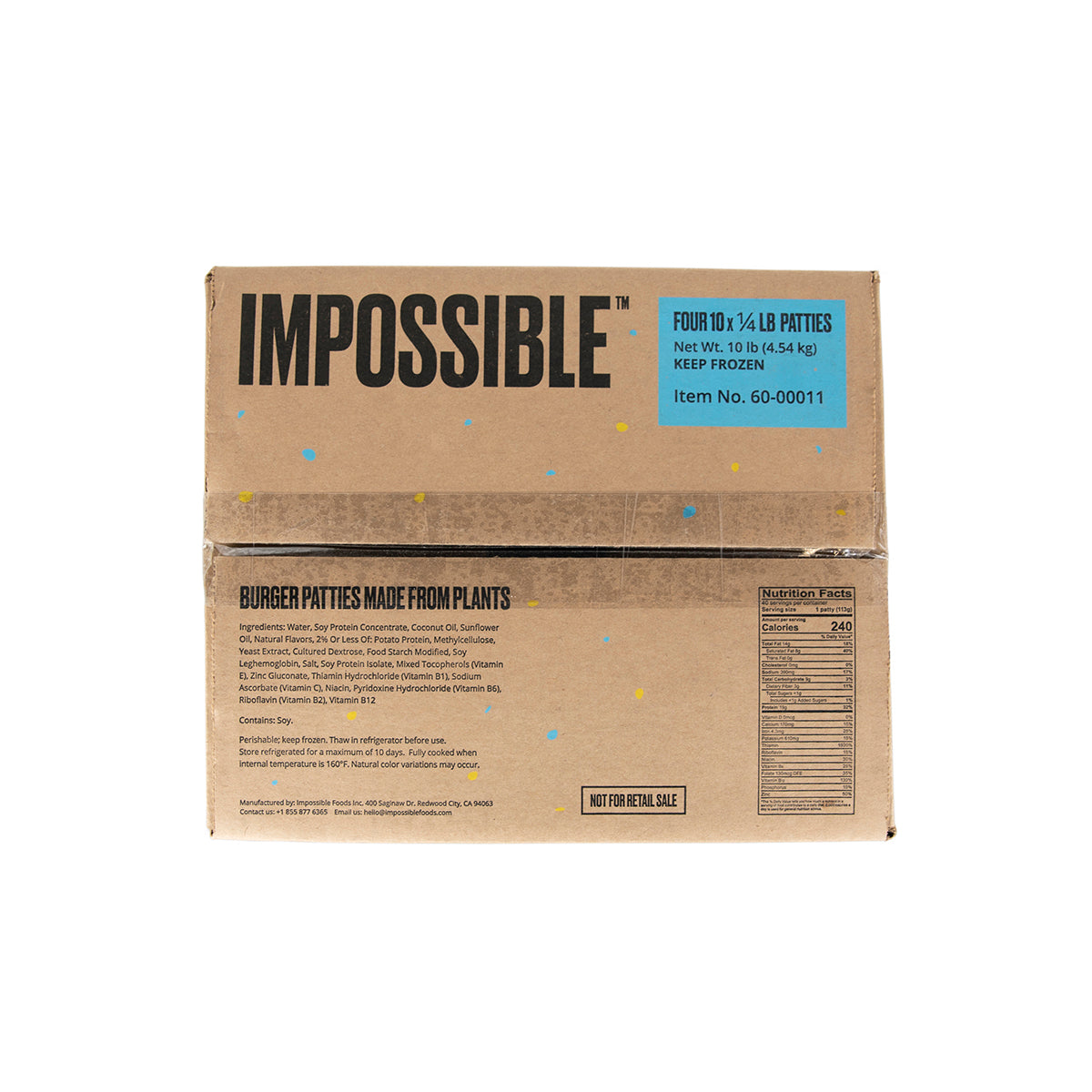 Impossible Burger Patties