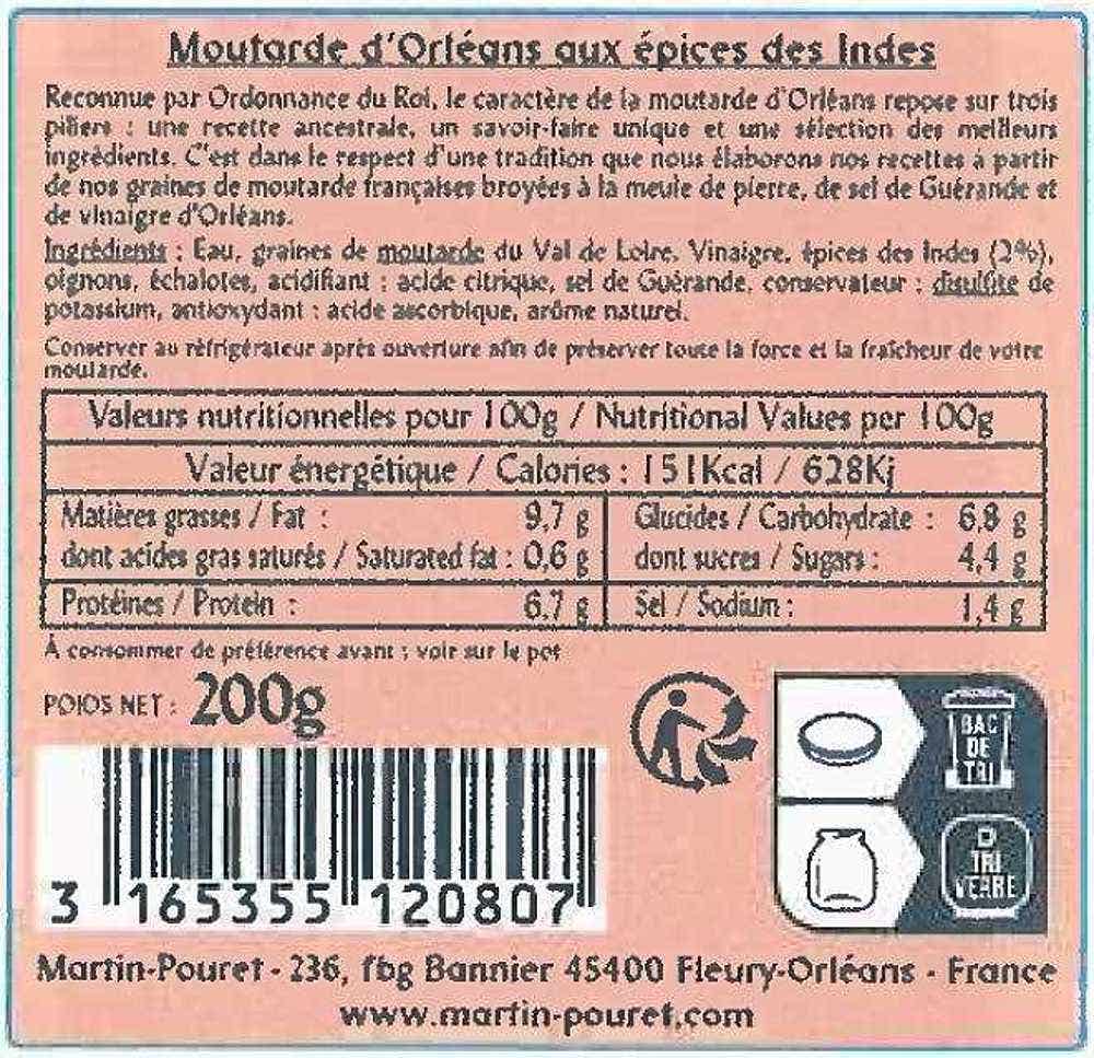 Spice of India Orleans Mustard