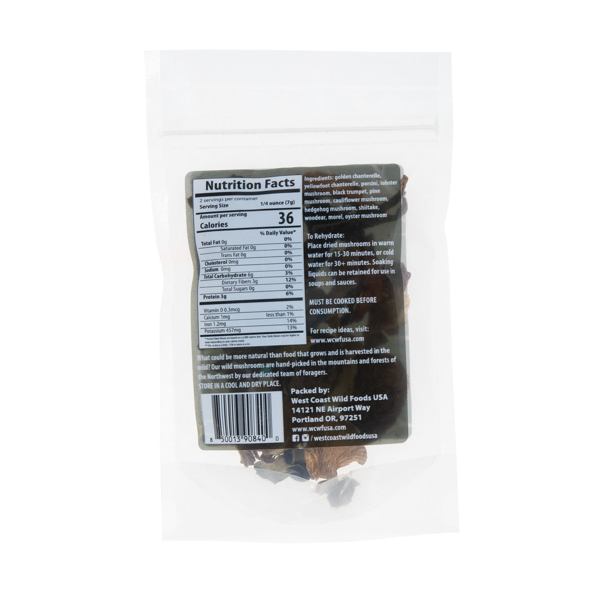 Dried Wild Mix Mushrooms
