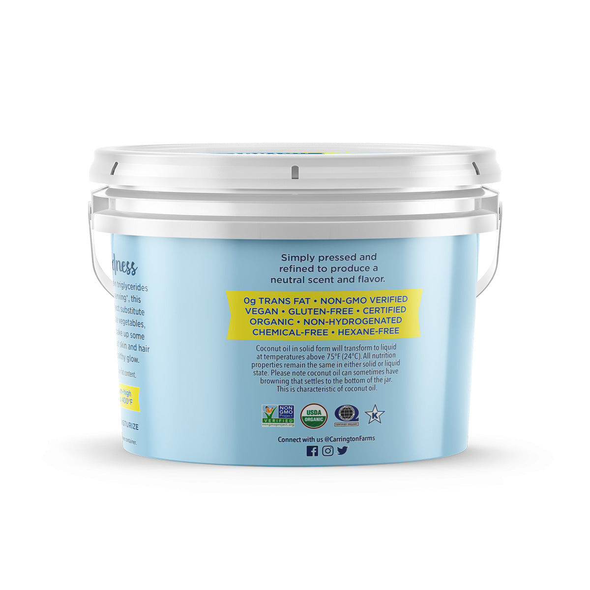 Organic Refined Coconut Oil