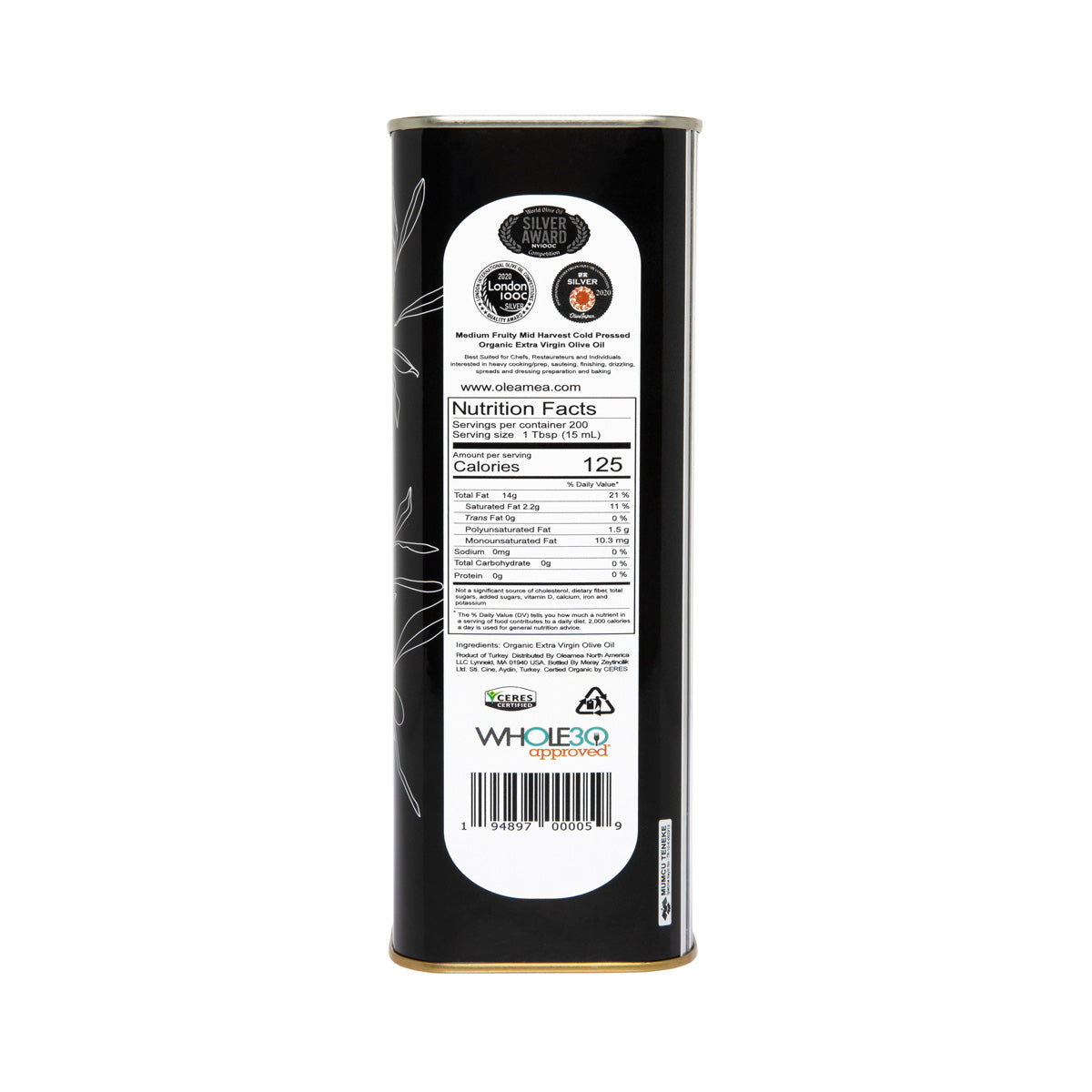 Organic Classic Extra Virgin Olive Oil