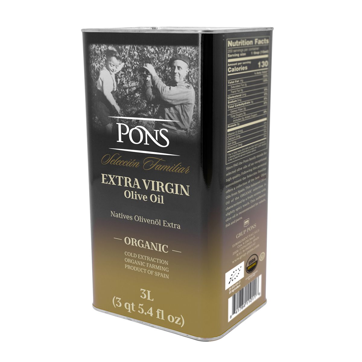 Organic Extra Virgin Olive Oil