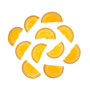 Half Moon Orange Sections