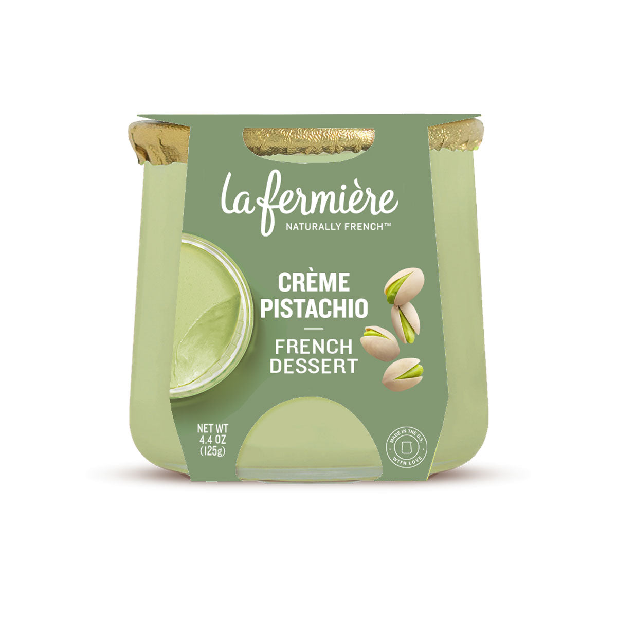 Crème Pistachio French Dessert