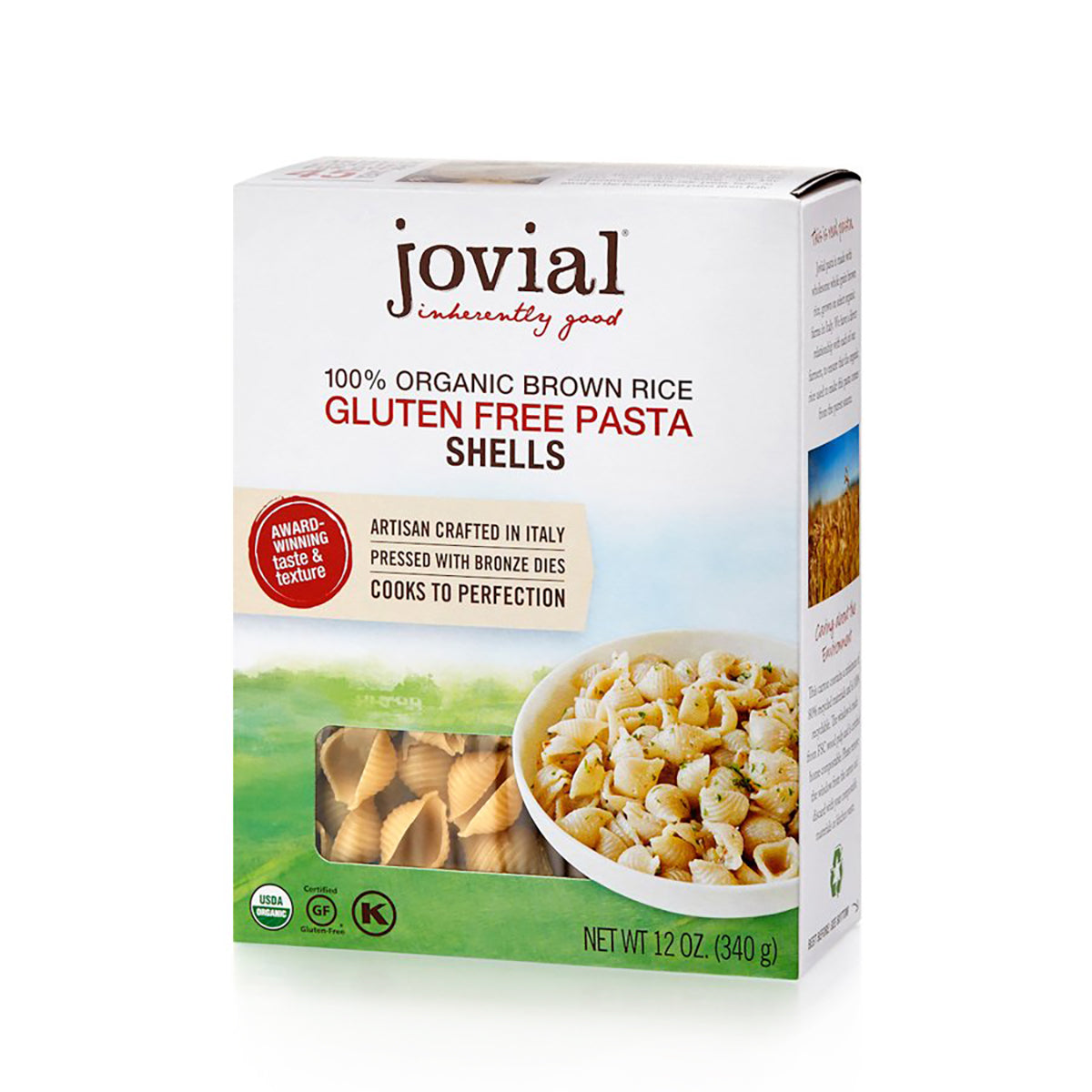 Gluten Free Organic Brown Rice Pasta Shells
