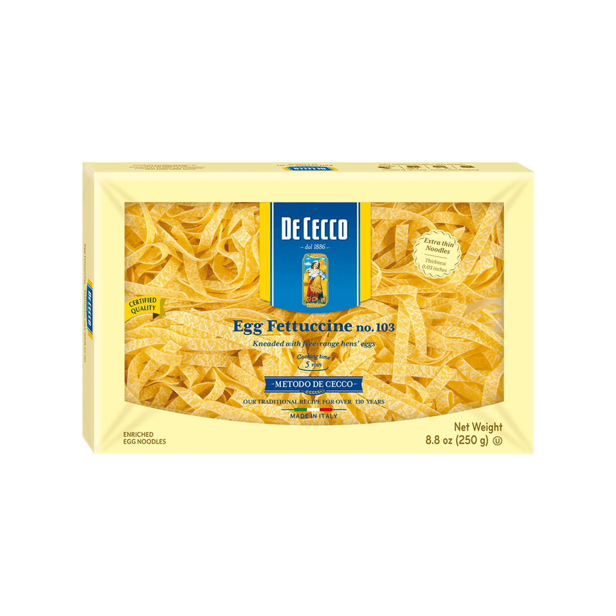 Egg Fettuccine Pasta