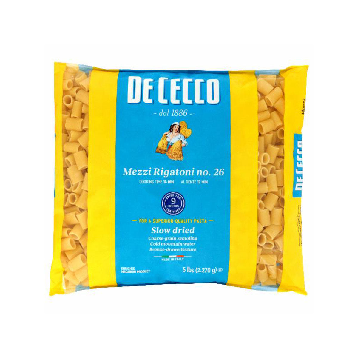 Mezzi Rigatoni Pasta