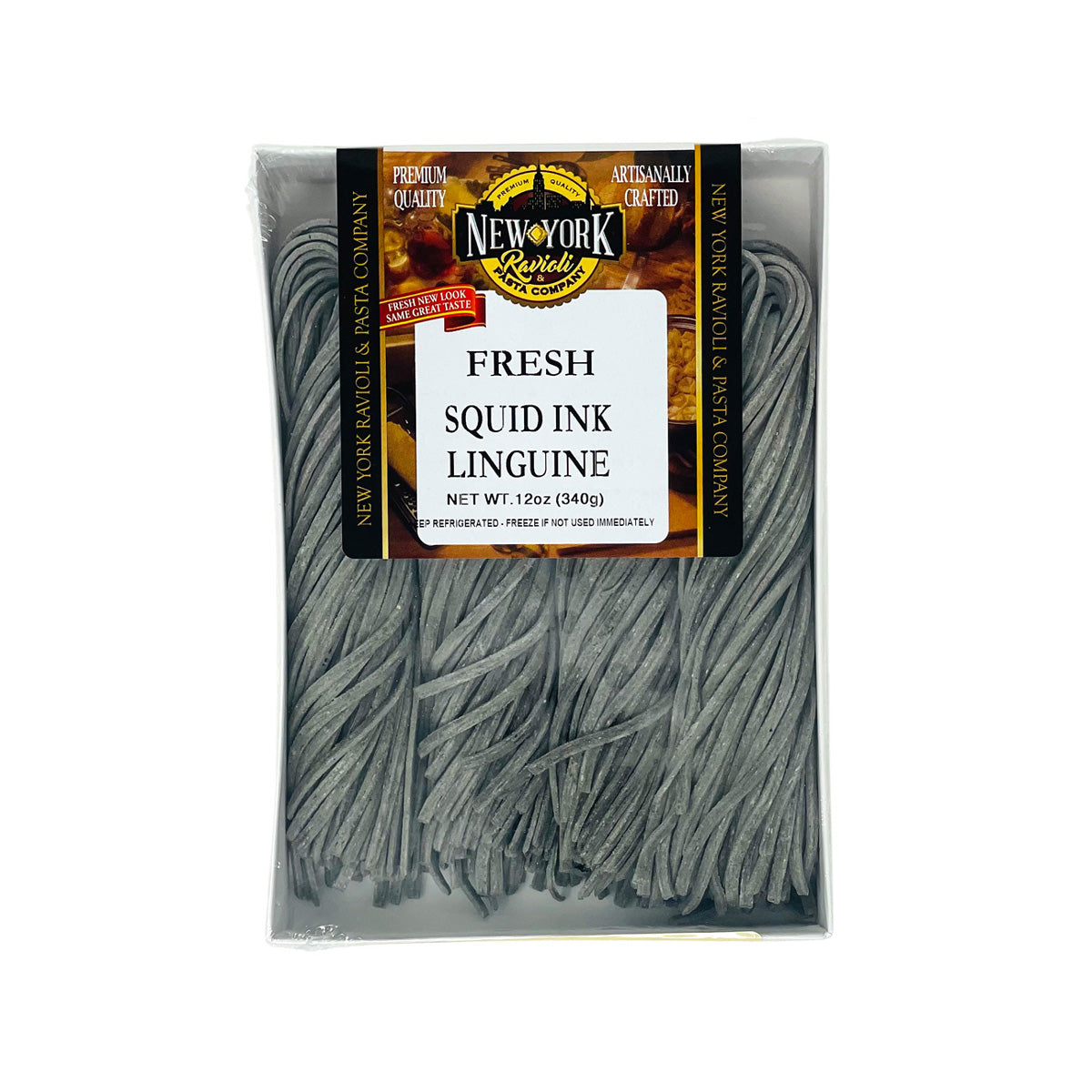 Frozen Black Squid Ink Linguini Pasta
