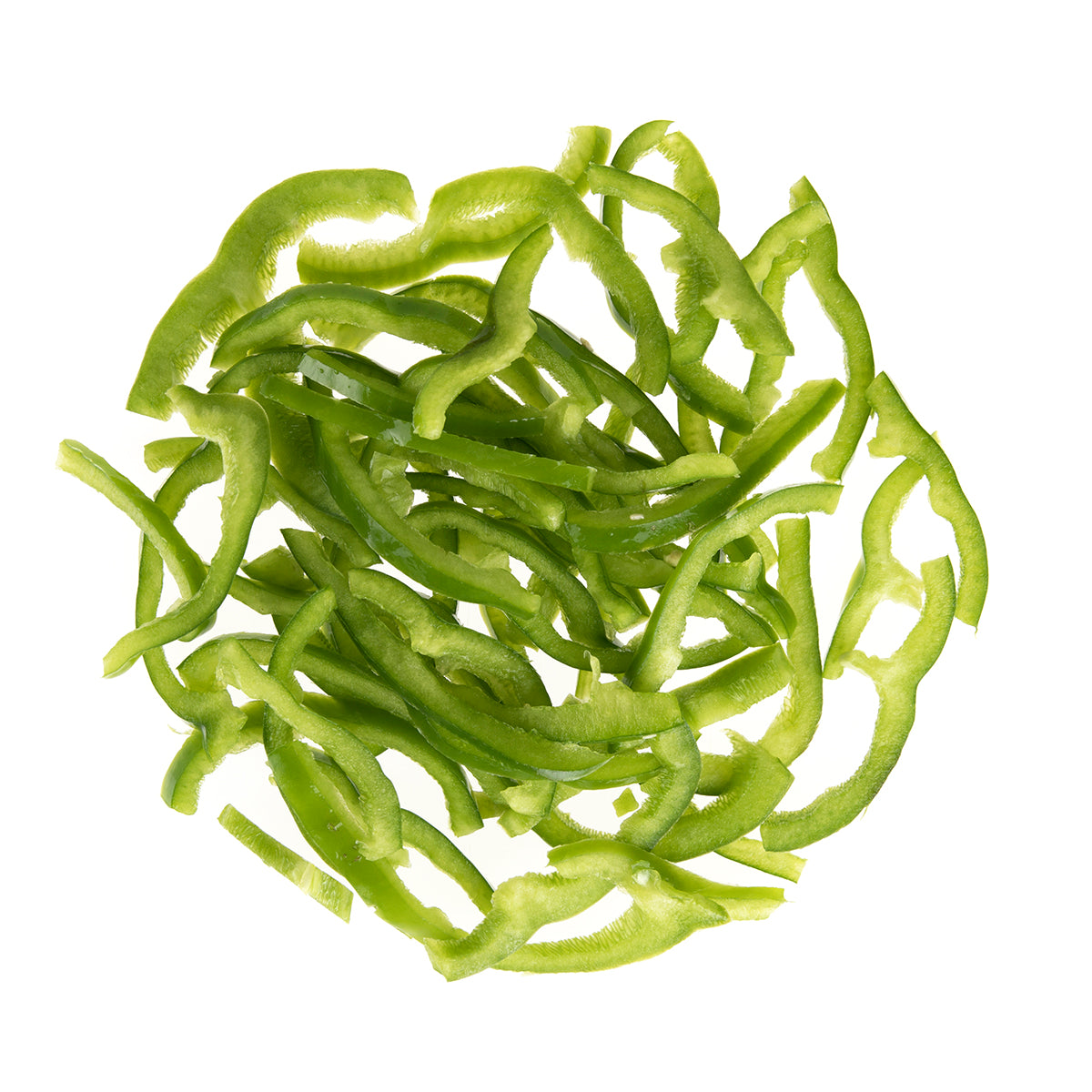 Julienne Green Peppers
