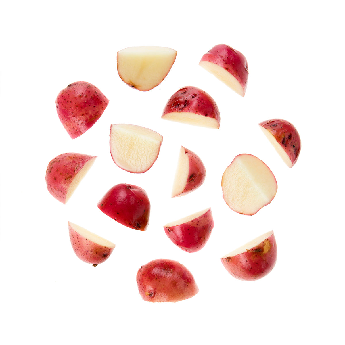 Quartered Red Potatoes
