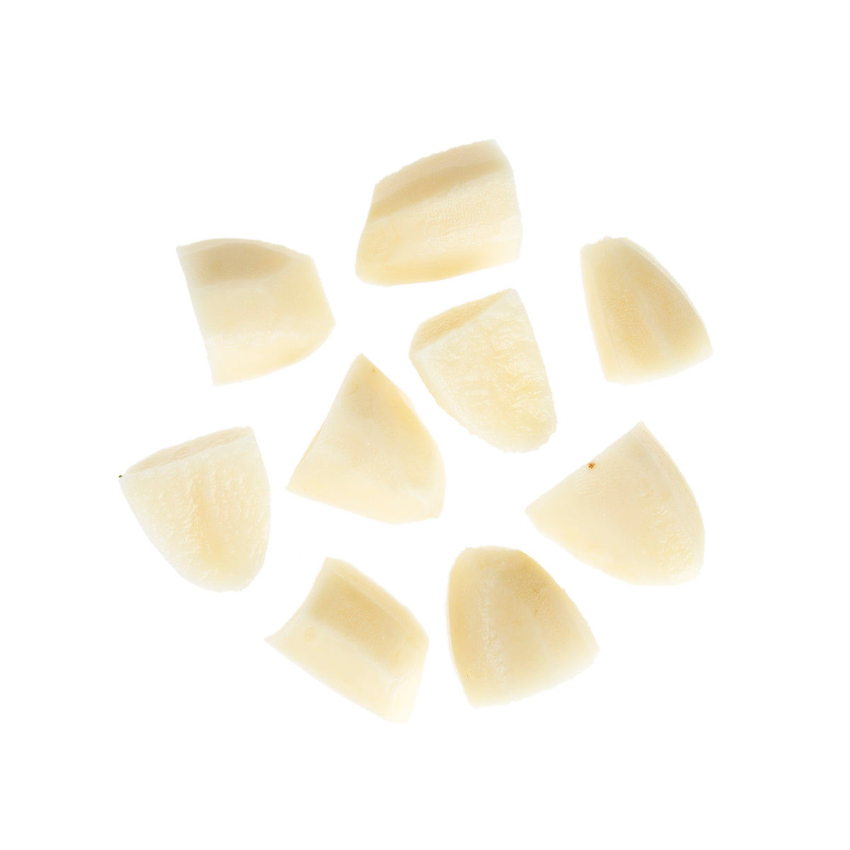 Peeled and Quartered Potatoes