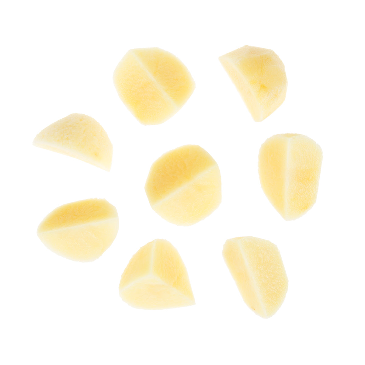 Peeled and Quartered Yukon A Potatoes