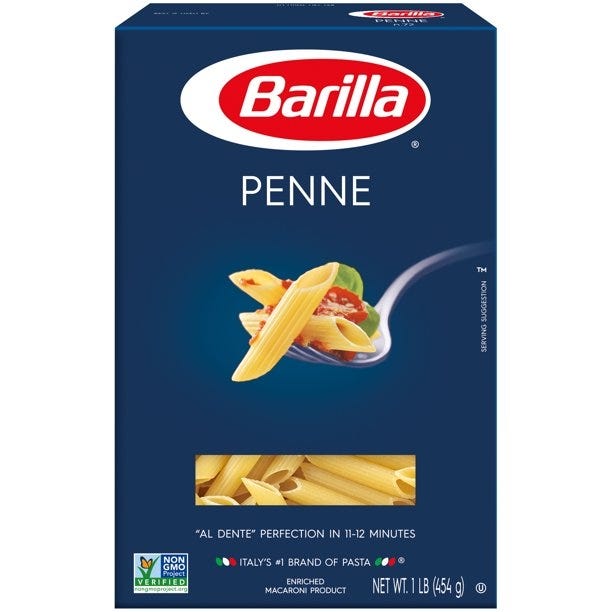 Penne Rigate Pasta