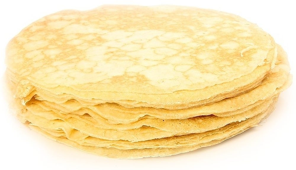 Plain Crepe Fully Cooked 8.3 Inch