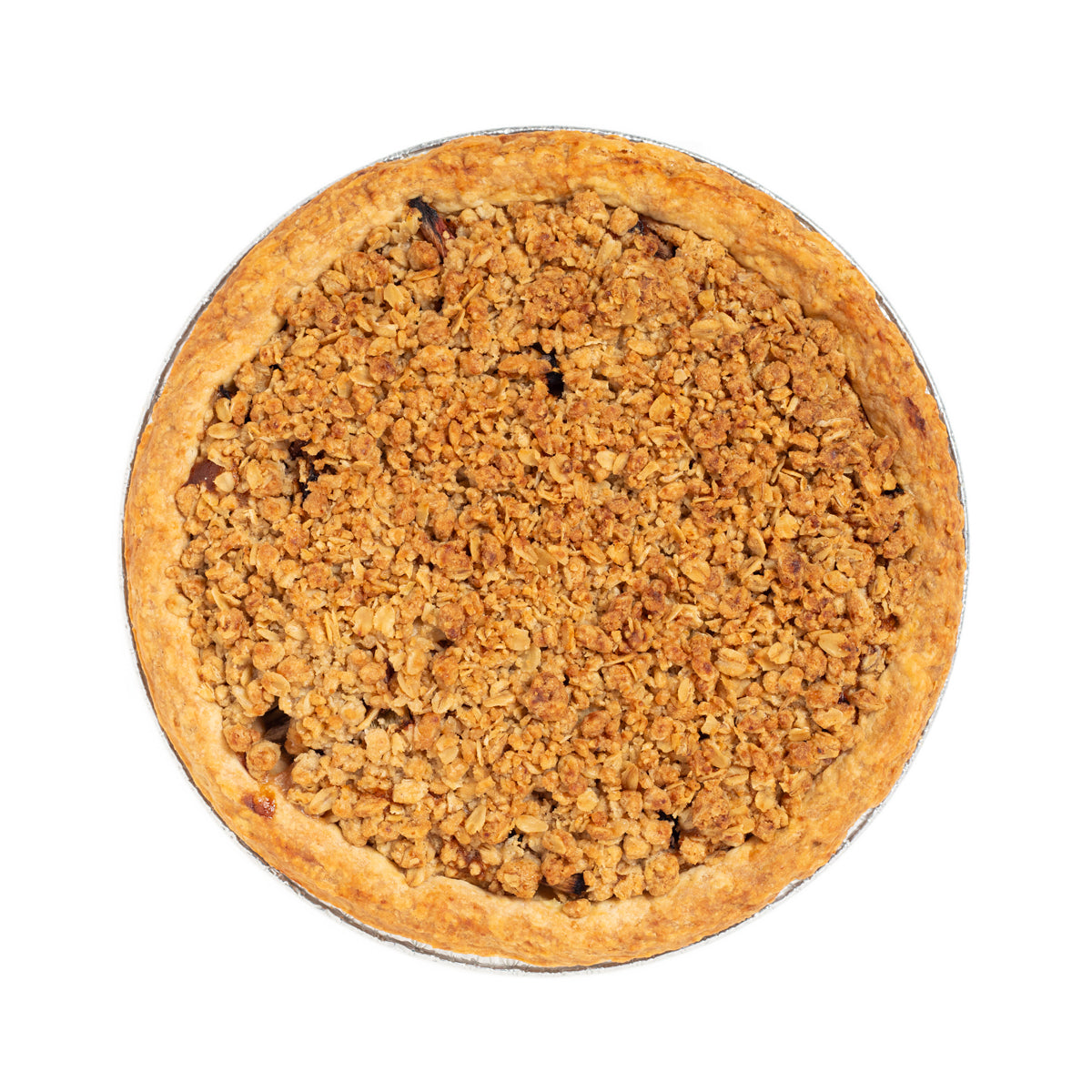 Rhubarb Crumble Pie 10 inch