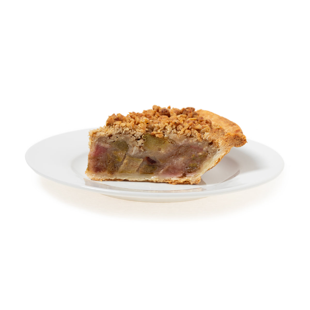 Rhubarb Crumble Pie 10 inch