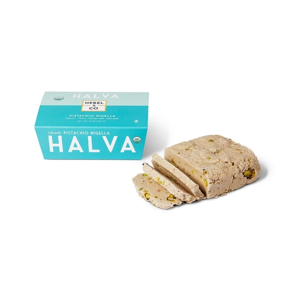 Pistachio Nigella Halva Organic Gluten Free Vegan Kosher