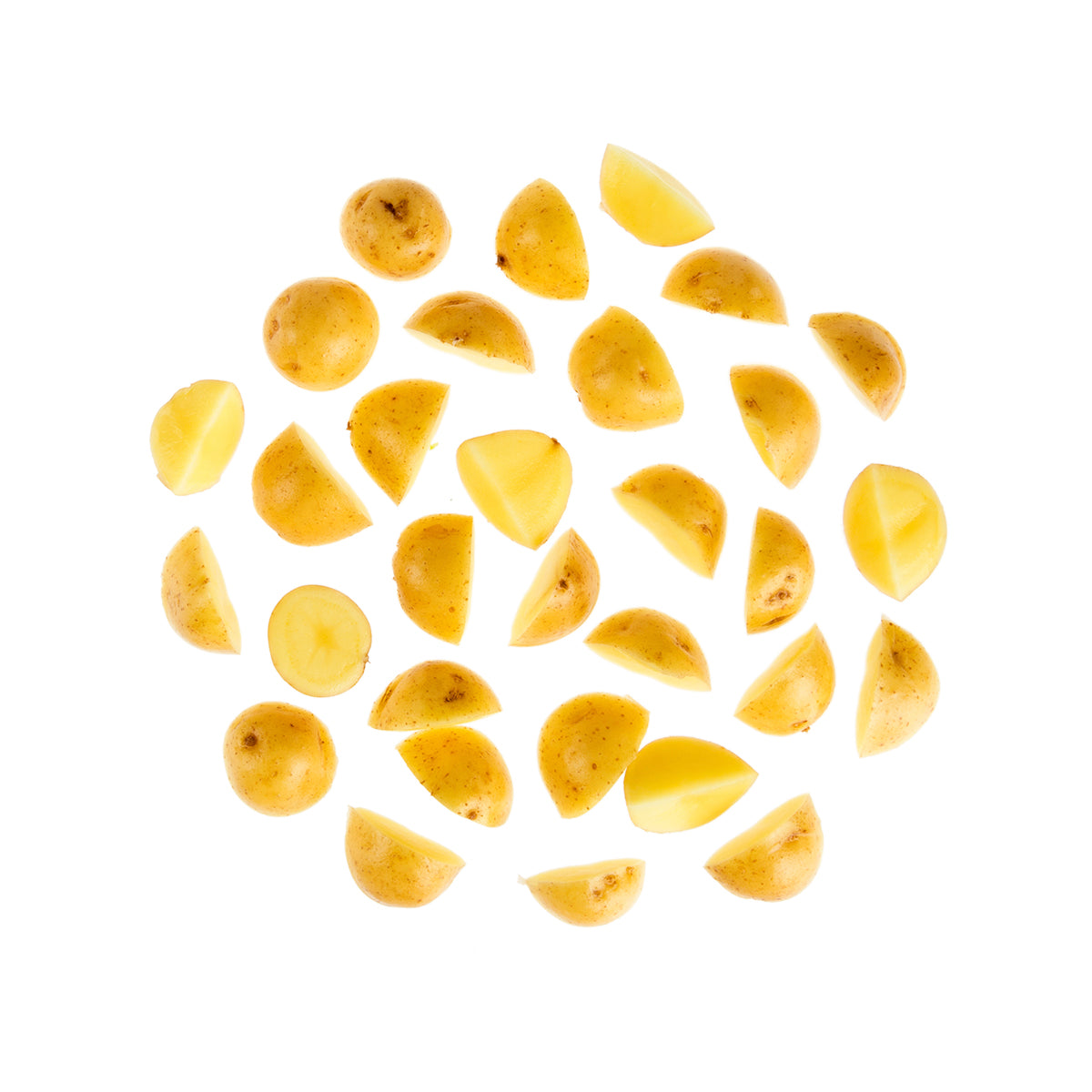 Quartered Yukon C Potatoes