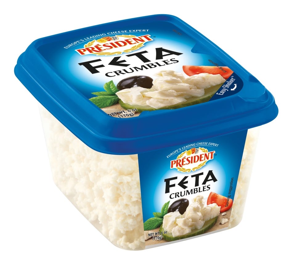 Plain Feta Crumbles